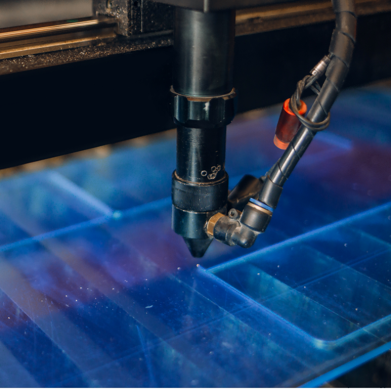 plastic sheet engrave