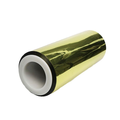 Powlekana złotem metalizowana folia PET Metaliczna folia PET w złotym kolorze