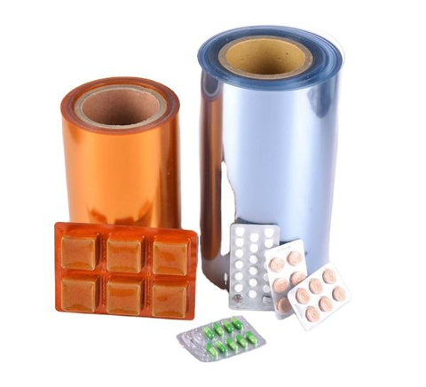 250 микрон тунгалаг PVC хальс эмийн хуудасны өнхрөх