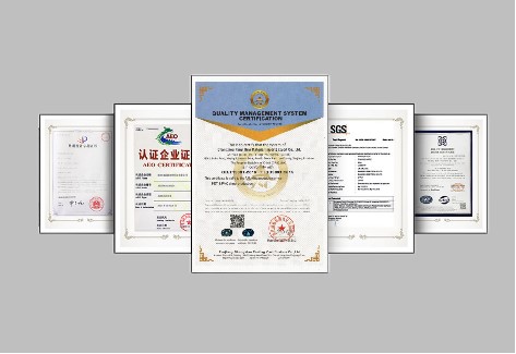 Vårt certifikat för PVC -staketgräsfilm