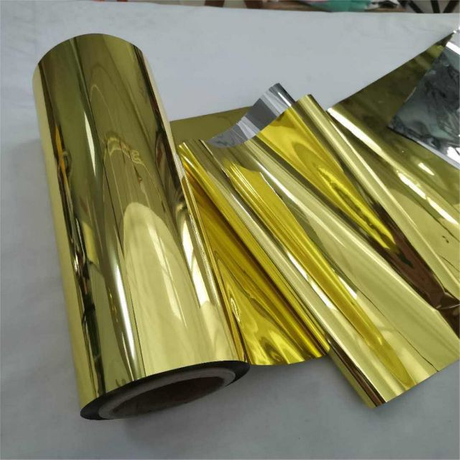 Zlat&aacute; metalick&aacute; PET f&oacute;lie