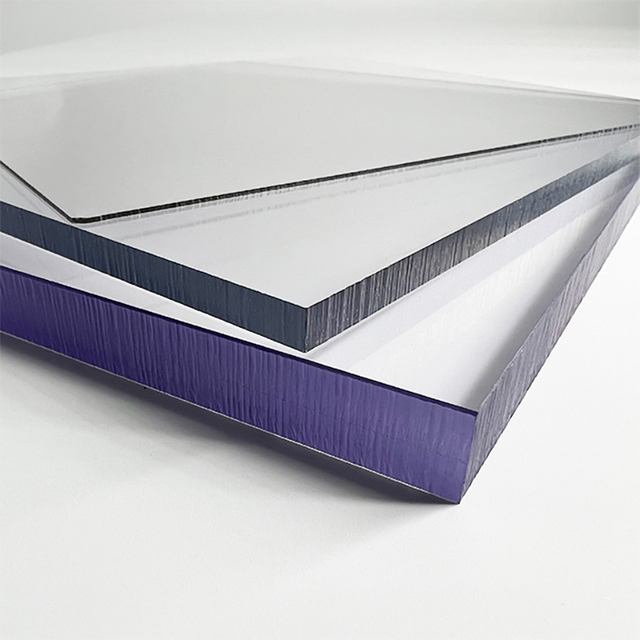 1 mm genomskinlig tunn PETG-plastskiva